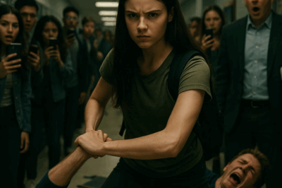 (CH1) Bullies Slapped the Quiet Girl in the Hallway — She Snapped His Elbow Before the Teacher Arrived……
