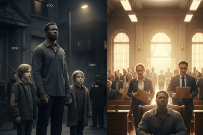 “BLACK MAN TAKES IN TWO HOMELESS WHITE KIDS—THEY CALL HIM A FOOL, A THIEF, A LIAR. 20 YEARS LATER, THOSE SAME ‘STRAYS’ STORM THE COURTROOM AND RIP APART THE LIFE SENTENCE THEIR SAVIOR NEVER DESERVED!