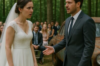 Groom Hid His Fortune and Drove a Rusty Junker to the Wedding! But the Bride’s Next Move Stunned the Entire Crowd…