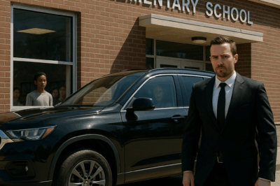 He Claimed His Dad Works at the Pentagon – The Teacher Chuckled… Until a Mysterious Black SUV Arrives Outside, Leaving the Whole Class Speechless!