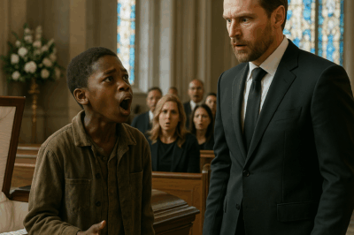 “Your daughter is still alive” – ​​Homeless black boy ran to the coffin and revealed a secret that shocked the billionaire…