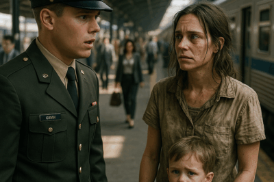 At the Station, It Wasn’t His Fiancée Waiting – But Some Strange HOMELESS Woman with a Child… The Soldier Froze: «WHO ARE YOU?»..