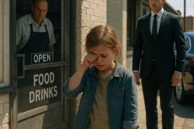 A Little Girl Was Kicked Out For Stealing A Glass Of Milk For Her Two Younger Siblings. Suddenly, A Millionaire Got Out Of The Car And…