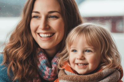 CH1 Everyone on the bus is clutching their stomachs with laughter, and the mom blushes for the child.