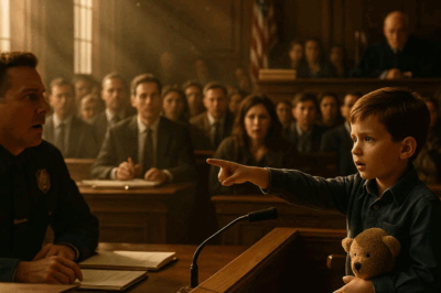 (CH1) A Little Boy Points at Police Officer in Court, What He Said Left Everyone Speechless…