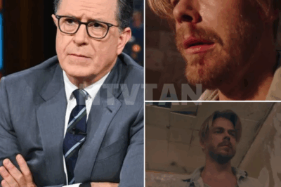 10 MINUTES AGO: Stephen Colbert SAVAGES Derek Hough on Live TV — Studio ERUPTS as Hough Fires Back With 8-Word Threat That Leaves Colbert Visibly Shaken What began as playful banter on live television descended into chaos in under 60 seconds when Stephen Colbert turned his attention to Derek Hough — and tore into him with a scathing joke that left the audience gasping. The insult? Shocking. The timing? Calculated. The fallout? Immediate. But no one expected what happened next: Derek Hough stood up, stared Colbert down, and spat back 8 words that instantly changed the room’s energy. “I forbid them to insult the dance.” And then, louder, angrier: “I’ll risk everything to take back justice.” Sources say producers were seconds from cutting the feed as security shifted backstage. Was this real? Was it scripted? Or did Colbert go too far… and Hough refuse to play along? The raw footage, the threat, and the moment Colbert visibly froze — full breakdown right here 👇