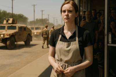 (CH1) She Lost Her Job for Defending a Marine’s Service Dog! Moments Later, Four Military Humvees Pulled into the Parking Lot…