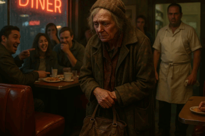 (Ch1) DINER CUSTOMERS LAUGHED AT THE OLD WOMAN IN TATTERED CLOTHES—UNTIL THE OWNER WALKED OUT FROM THE KITCHEN 👇😳
