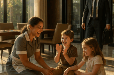 (CH1) Millionaire Arrived Home Early — What He Saw His Housekeeper Doing With His Children Made Him Cry…