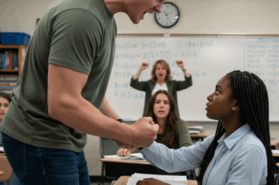 ch1⚡ Bully Tries to Drag New Black Student Out of Class. What Happened Next Left the Whole Room Frozen.