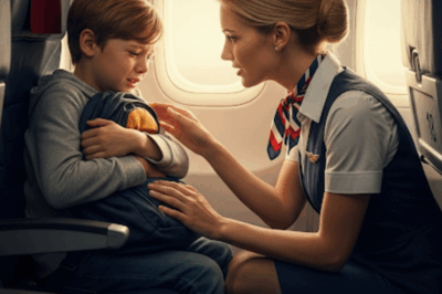 👦 On Flight 237, a boy’s small hands formed a signal no one expected… and the flight attendant’s world tilted in an instant. ch1