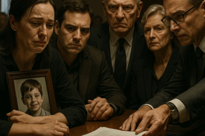 (CH1) When My Little Boy Passed Away, I Prayed For My Parents To Stand Beside Me, To Help Carry The Weight Of His Funeral. Instead, They Never Showed Up, Choosing To Pretend Their Grandson’s Death Was Nothing At All. I Thought The Betrayal Couldn’t Cut Deeper — Until Weeks Later They Arrived At My Door With Papers In Hand. They Had Come To Sue For My Son’s $100,000 Trust, Claiming It Should Pay For My Sister’s Wedding. In That Moment I Realized Their Greed Was Greater Than Their Grief