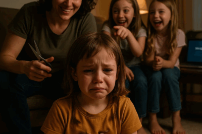 (CH1) My 7-year-old daughter came home in tears, her hair jagged and uneven where my sister had hacked it off. ‘now you really look like your father,’ she sneered, while her daughters laughed as if cruelty were a game. i held my little girl close, promising her this humiliation wouldn’t go unanswered. the very next day, my sister’s smile disappeared when her bank account was suddenly frozen, and action was taken against her house. she thought mocking a child was funny — until life taught her what consequences really felt like