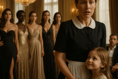 (CH1) The billionaire lined the living room with elegant models, each one waiting nervously for his young daughter’s approval. he thought wealth could buy her a new mother, someone who fit the perfect image he carried in his mind. but when he asked his daughter to choose, she shook her head at the strangers in dresses and high heels. then she turned, pointed at the maid who had always tied her shoes and wiped her tears, and whispered softly, ‘i want you to be my mommy.’ the room fell silent