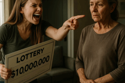 (CH1) My daughter won $10m and threw me out, calling me an ‘old hag.’ She never checked whose ticket it really was… seven days later