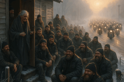 (CH1) Elderly widow let 20 freezing bikers spend the night — the next morning, 1000 hells angels lined up outside her door