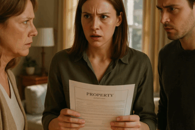 (CH1) Mother-in-law and son secretly gifted the daughter-in-law’s apartment — but they forgot one crucial detail that changed everything