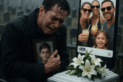 (CH1) When My 9-Year-Old Son Passed Away, My World Collapsed. His Funeral Was The One Place I Needed My Family By My Side, To Hold My Hand As I Said Goodbye To The Little Boy Who Meant Everything To Me. Instead, My Parents Coldly Announced They Wouldn’t Be Coming. Hours Later, Photos Emerged Of Them Smiling On A Beach In Cancun With My Sister, Cocktails In Hand As If Nothing Had Happened. While I Stood In Black Beside A Tiny Coffin, They Chose Sun And Sand Over Grief — And I Will Never Forget That Betrayal