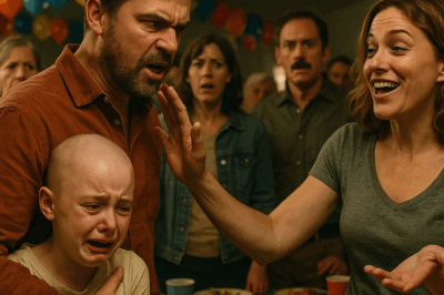 (CH1) At The Family Party, I Went Looking For My Little Girl, Expecting To Find Her Playing With The Other Kids. Instead, My Heart Stopped When I Saw Her Walk Out, Her Head Completely Shaved, Tears Rolling Down Her Cheeks. My Sister Stood Nearby Laughing, Saying, ‘It’s Just A Joke.’ Rage Flooded Through Me As I Pulled My Daughter Into My Arms, Her tiny body trembling with humiliation. In That Moment I Snapped — And What I Did Next Stunned Everyone In The Room And Drew A Line Our Family Could Never Erase