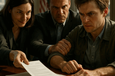 (CH1) At The Bank, My Sister Smiled Sweetly As She Slid A Stack Of Papers Across The Desk Toward Me. ‘Just Sign, It’s Routine,’ She Said Casually, As If Nothing Could Be More Simple. But Before I Could Even Reach For A Pen, Her Husband’s Hand Clamped Down On My Arm, His Grip Tight And Controlling. My Heart Pounded As I Realized This Wasn’t A Favor Or A Family Matter — It Was A Trap. And What I Discovered Hidden In Those Papers Could Have Cost Me Everything