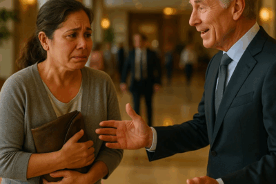 ch1😱 “Get Your Mop and Clean!” the Manager Barked, Humiliating My Mom in Front of Guests — But What Happened Next Left the Lobby Silent.