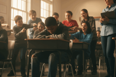 ch1💔 A Poor Boy’s Torn Sneakers Made Him the Target of Cruel Laughter — Until His Teacher Saw Them and the Class Fell Silent
