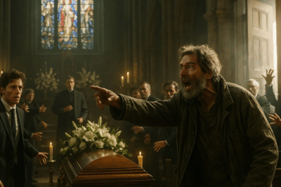 (CH1) “She’s Not Dead!” — A Homeless Man Stopped a Billionaire’s Funeral to Save Her, and What Happened Next Shocked Everyone