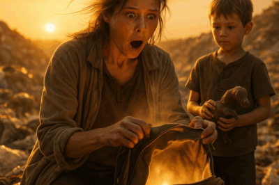 (CH1) A Mother Found a Backpack in the Landfill for Her Son — What She Discovered Inside Left Her Speechless…
