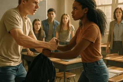 (CH1) Bully Tries to Drag New Black Student Out of The Class. What She Did Next Shocked Everyone…