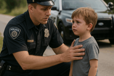 A Police Officer Found a 3-Year-Old Wandering Alone by the Highway — But What He Discovered Moments Later Shattered Him Completely