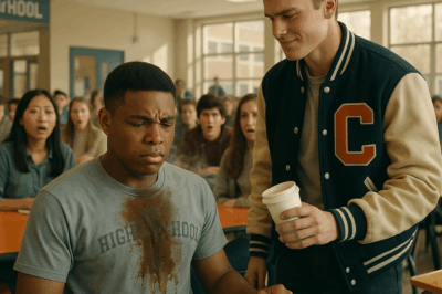 ch1💥 Bully Poured Hot Coffee on the New Black Student — He Didn’t Know the “Quiet Kid” Was a Taekwondo Champion
