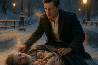 ch1💔 He stopped his car in the snow to save a mother and her twins… but when she opened her eyes, she carried a truth that could destroy him.