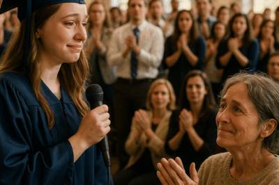 ch1🔥 She walked to the podium wearing a gown stitched by her mother’s hands. For twelve years, they mocked her for being poor. But her graduation speech changed every heart in the room.