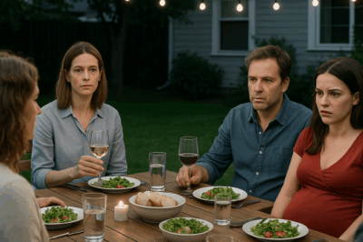My Husband Brought His Pregnant Mistress to Dinner—Then I Handed Him Papers He’d Never Forget