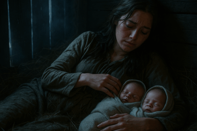 ch1🕯 When Matías heard noises coming from his barn during the storm, he never expected what he’d find: a young woman lying on hay, two newborns wrapped in blankets beside her.