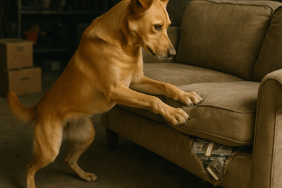 ch1🐶When my dog tried to rip apart the $20 couch I bought at a garage sale, I thought he’d lost his mind — until I cut it open and saw what was hiding inside.