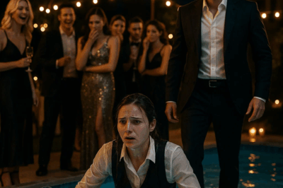 ch1 The Poor Waitress Was Pushed Into The Pool, Everyone Laughed At Her, Then A Millionaire Walked In And Did This Leaving Everyone Speechless…