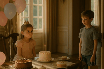 ch1 No one came to the CEO’s little girl’s seventh birthday… until a boy at the door whispered, “Can I join?” What happened next changed everything!…