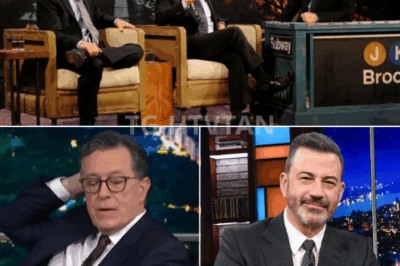 KIMMEL AND COLBERT JUST DEFIED THEIR NETWORKS ON LIVE TV — IS THIS THE BEGINNING OF THE END FOR LATE-NIGHT AS WE KNOW IT? 😳📉  It wasn’t loud. It wasn’t messy. It was calm… and calculated. In just six words, Jimmy Kimmel flipped his own comeback upside down — and Colbert stood by without blinking. Industry insiders are now scrambling to decode what just happened. A quiet rebellion? A legal nightmare? Or something far more strategic? Whatever it is, it’s not over. Not even close.  Watch the pattern — and the truth — in the comment 👇👇