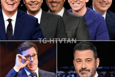 LATE-NIGHT JUST WENT NUCLEAR: FIVE ICONS JOIN FORCES TO LAUNCH A PROJECT THAT’S MAKING NETWORK EXECUTIVES SWEAT 💥📉 The old playbook is burning. Colbert, Fallon, Meyers, Oliver, and Kimmel have reportedly stopped playing the game — and started rewriting it. Insiders describe their new collaboration as “explosive,” “impossible to contain,” and “designed to challenge everything we thought late-night was.” If true, this isn’t a show — it’s a coup. Full strategy leak — in the comment 👇👇