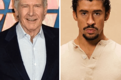 ⚡ HARRISON FORD’S QUIET DEFIANCE: THE 82-YEAR-OLD LEGEND WHO SHUT DOWN BAD BUNNY’S SUPER BOWL HATERS  When the cameras cut away from the halftime chaos, no one expected him to step forward. Harrison Ford — calm, sharp, and 82 — didn’t yell, didn’t tweet. He simply said one line that froze an entire press room and flipped the narrative on its head. Even Bad Bunny himself looked stunned. What did the Hollywood icon say that made millions rethink the whole Super Bowl controversy? DETAILS BELOW 👇