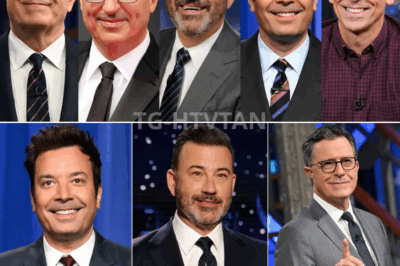 🔥 STEPHEN COLBERT JUST THREW DOWN THE GAUNTLET — “IF THEY THINK THEY CAN SHUT ME UP…” — AND NOW LATE-NIGHT’S BIGGEST NAMES ARE MOBILIZING ⚠️📺 It started as a rumor. Then came the quote. Now, it’s a movement. Stephen Colbert just fired a public warning shot at CBS, hinting at behind-the-scenes pressure to stay quiet — and late-night is rallying. Jimmy Fallon, Seth Meyers, and John Oliver are reportedly locked in secret talks, strategizing what insiders are calling “the most audacious comedy uprising in decades.” Fans say something’s brewing — something big. And this time, the punchlines might come with consequences. The full story + what Colbert said — in the comment 👇👇