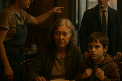 ch1 Waitress Told Me and My Grandson to Leave the Café – Moments Later Our Lives Were Transformed…