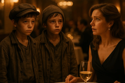 ch1 Two homeless boys came to the millionaire’s table: “”Ma’am, can we have some of your leftovers?”” The millionaire looked up and was shocked to see the two boys…