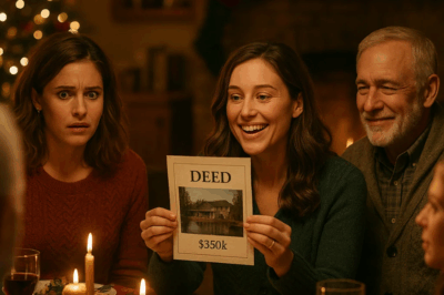 ch1 At Christmas Dinner, My Sister Was Given A Dream Lake House Worth $350k…