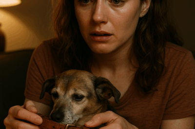 While my family fought over Grandma’s will, I quietly took her dog home — but what I found hidden in its collar changed everything