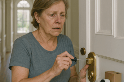 I bought a mansion in secret. Then one afternoon, I caught my daughter-in-law giving her family a grand tour. “The master suite is mine,” she declared proudly. “And my mom can take the room next door.” I stood in silence, hidden in the hallway, listening to every word. I waited until they finally left. Then I changed every single lock, one by one. And I installed security cameras. What those cameras captured later… left me speechless.