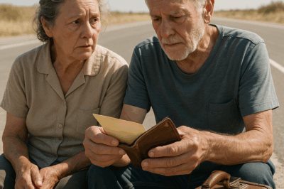 They Thought They Were Abandoning Two Helpless Old People — They Didn’t Know My Husband Was Carrying the One Thing That Could Destroy Them.