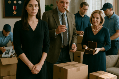 The Morning After My Soldier Husband’s Funeral, My In-Laws Changed the Locks — But When I Said, “You Forgot One Thing,” Everything Stopped.