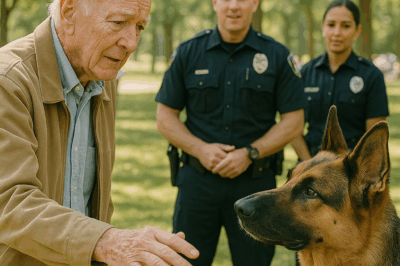 A K9 Dog Was Ordered to Attack an Old Man – But What Happened Next Brought Everyone to Tears!